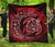 Hawaiian Turtle Polynesian Red Premium Quilt Red - Polynesian Pride