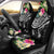 Polynesian American Samoa Car Seat Covers - Summer Plumeria (Black) Universal Fit Black - Polynesian Pride