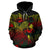 Cook Islands Polynesian Hoodie Turtle Hibiscus Reggae - Polynesian Pride