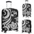 Tonga Polynesian Luggage Covers - White Tentacle Turtle White - Polynesian Pride