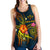 Kosrae Polynesian Personalised Women's Racerback Tank - Legend of Kosrae (Blue) - Polynesian Pride