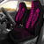 Hawaii Kakau Makau Fish Hook Polynesian Car Seat Covers - Pink - Polynesian Pride