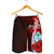 Guam Polynesian Custom Personalised Men's Shorts - Coat Of Arm With Hibiscus - Polynesian Pride