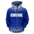 Chuuk All Over Zip up Hoodie Blue Fog Style - Polynesian Pride