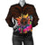 Polynesian Women's Bomber Jackets - Hawaii Kanaka Maoli & Hibiscus Flowers With Polynesian Patterns Art - Polynesian Pride