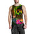 Tonga Polynesian Men's Tank Top - Hibiscus and Banana Leaves - Polynesian Pride