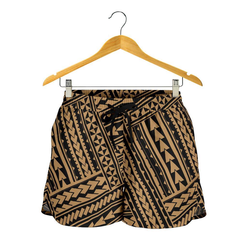 Polynesian Nation Gold Women's Short - Polynesian Pride