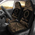 Cook Islands Polynesian Custom Personalised Peisonalised Car Seat Covers - Pride Gold Version Universal Fit Gold - Polynesian Pride