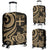 Fiji Polynesian Luggage Covers - Gold Tentacle Turtle Gold - Polynesian Pride