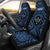 Kosrae Car Seat Covers - Kosrae Flag In Polynesian Tattoo Style (Blue) Universal Fit Blue - Polynesian Pride