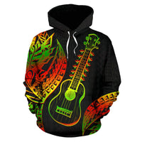 Polynesian Hawaii Hoodie Ukulele - Polynesian Pride