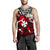 Dab Trend Style Rugby Men Tank Top Wallis and Futuna Red - Polynesian Pride