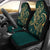 Hawaii Triple Marble Turtle Polynesian Hibiscus Car Seat Covers - AH - Benjamin Style - Green - Polynesian Pride