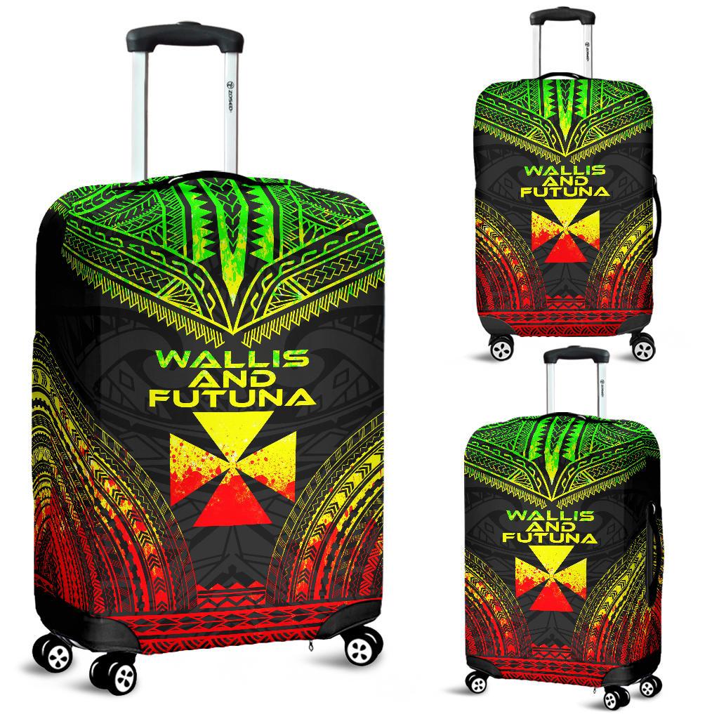 Wallis And Futuna Polynesian Chief Luggage Cover - Reggae Version Reggae - Polynesian Pride