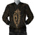 Hawaii Kakau Makau Fish Hook Kanaka Map Men's Bomber Jacket Polynesian - Gold Gold - Polynesian Pride