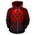 Kosrae All Over Zip up Hoodie Lift up Red - Polynesian Pride