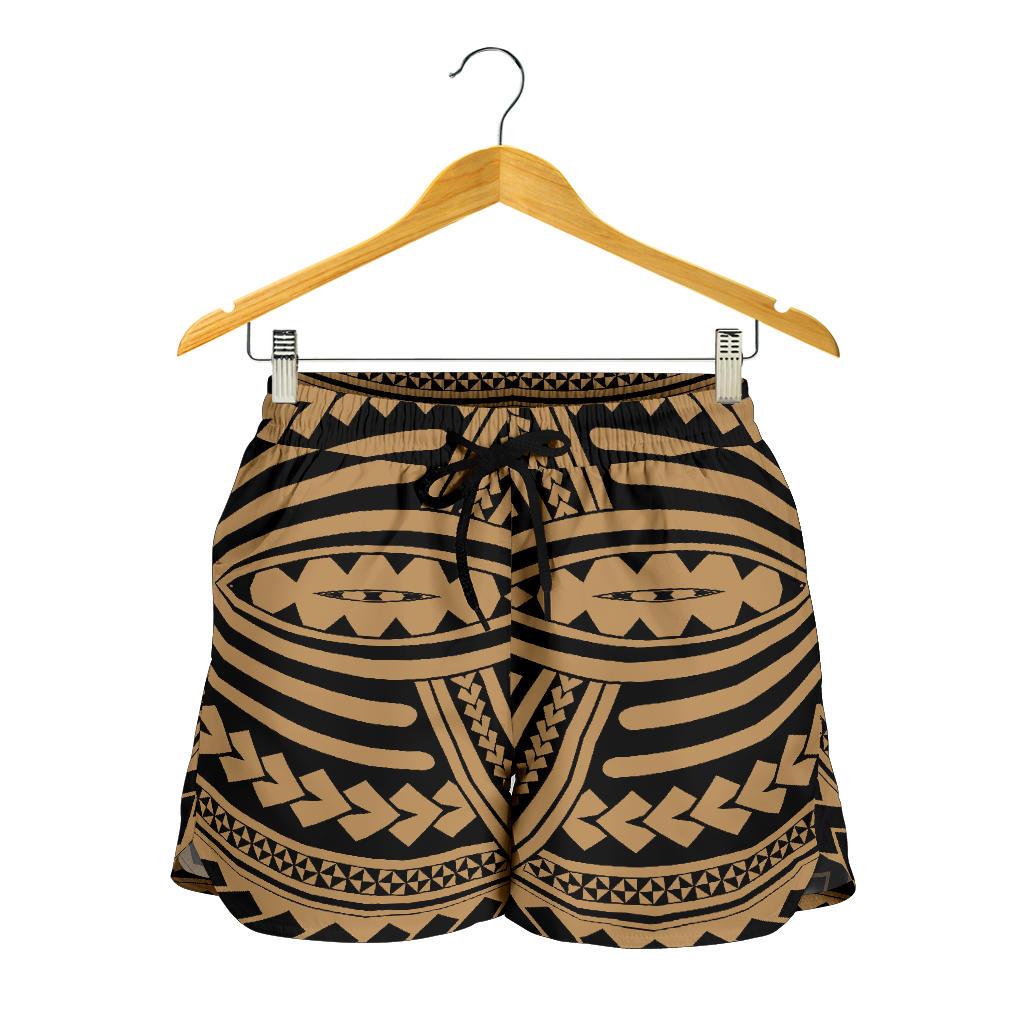 Polynesian Seamless Gold Women's Short - Polynesian Pride