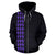 Polynesian Kakau Skull National Pearl Harbor Remembrance Day Hawaii Zip Hoodie Purple - Polynesian Pride