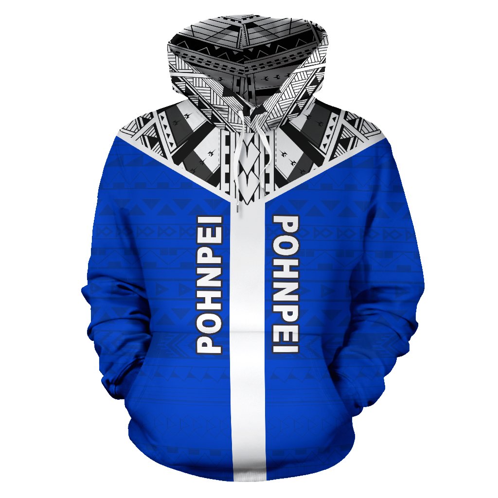 Pohnpei All Over Hoodie Micronesian Homeland - Polynesian Pride