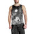 Marshall Islands Men's Tank Top - Humpback Whale with Tropical Flowers (White) - Polynesian Pride