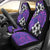 Hawaii Car Seat Covers - Tribe Plumeria Blue Pink - Polynesian Pride