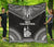 New Caledonia Premium Quilt - New Caledonia Coat Of Arms Polynesian Chief Black Version Black - Polynesian Pride