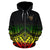 Hawaii All Over Zip up Hoodie Shaka Reggae Style - Polynesian Pride