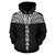 Kosrae All Over Zip up Hoodie Neck Style - Polynesian Pride