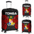 Tonga Polynesian Luggage Covers - Tongan Spirit Red - Polynesian Pride