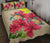 Hawaii Turtle Hibiscus Beige Simple Style - Quilt Bed Set AH - Polynesian Pride