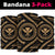 Hawaiian Kanaka Maoli Gold Bandana 3 - Pack - Polynesian Pride