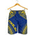 Tokelau Men's Shorts - Polynesian Chief Flag Version - Polynesian Pride