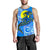 Palau Polynesian Men's Tank Top - Palau Flag with Polynesian Tattoo - Polynesian Pride