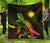 Marshall Islands Polynesian Premium Quilt - Turtle With Blooming Hibiscus Reggae - Polynesian Pride