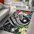 The Philippines Area Rug - Summer Plumeria (Black) Black - Polynesian Pride