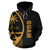 Guam Polynesian Hoodie Yellow Line - Polynesian Pride