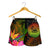 American Samoa Polynesian Women's Shorts - Hibiscus and Banana Leaves - Polynesian Pride