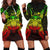 Hawaii Turtle Polynesian Hoodie Dress Map Reggae Reggae - Polynesian Pride