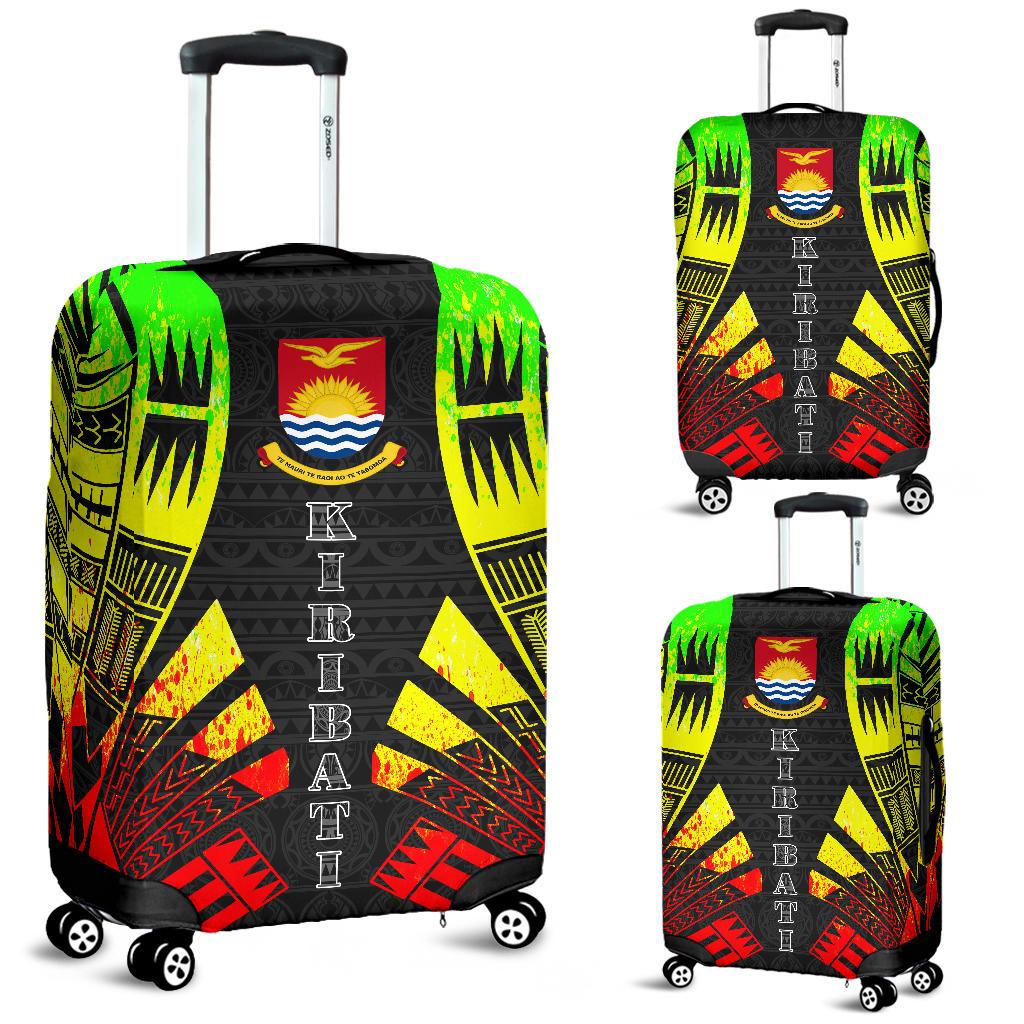 Kiribati Luggage Cover - Polynesian Tattoo Reggae Reggae - Polynesian Pride