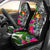 Tonga Car Seat Covers White - Turtle Plumeria Banana Leaf Universal Fit White - Polynesian Pride