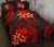 Samoa Polynesian Quilt Bed Set - Red Plumeria RED - Polynesian Pride