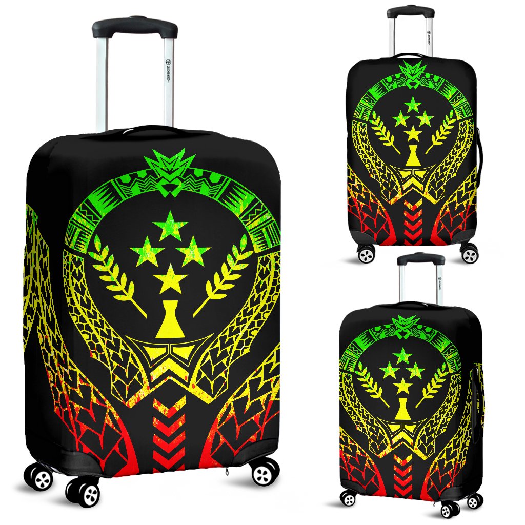 Kosrae Luggage Cover - Micronesian Tribal Reggae Mix - Polynesian Pride