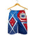 Samoa Men's Shorts - Samoa Flag with Polynesian Patterns - Polynesian Pride