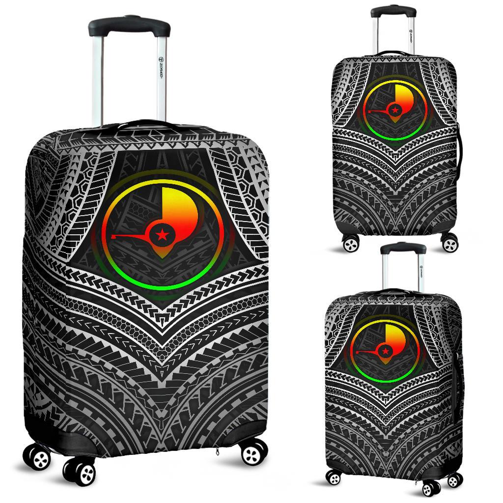 YAP Polynesian Luggage Covers - Yap Flag Reggae Color - Polynesian Pride
