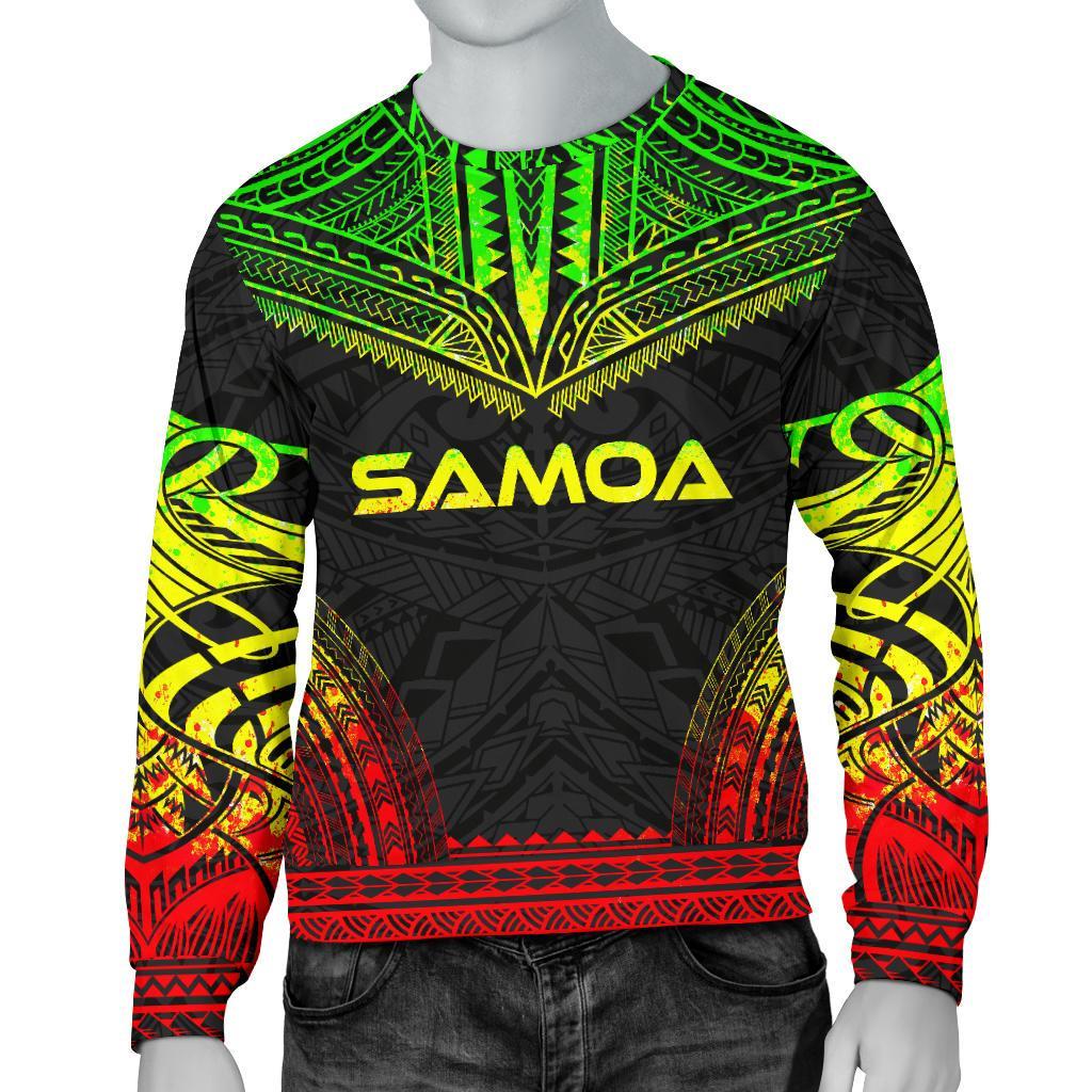 Samoa Sweater - Polynesian Chief Reggae Version Unisex Reggae - Polynesian Pride