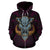 Polynesian Kamapuaa Flag of Hawaii Zip Hoodie Pink Hawaiian Mythology Style - Polynesian Pride