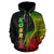 Kosrae Polynesian Zip up Hoodie Coconut Tree Reggae - Polynesian Pride