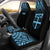 Fiji Tapa Car Seat Covers - Fiji Flag Polynesian Tattoo Fog Blue Universal Fit Blue - Polynesian Pride