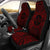 Kosrae Car Seat Cover - Kosrae Coat Of Arms Polynesian Red Black Universal Fit Red - Polynesian Pride