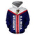 American Samoa Zip up Hoodie American Samoa Flag Seal - Polynesian Pride